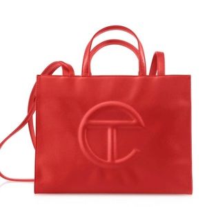 Nwt Telfar Medium Red Shopping Bag NEW